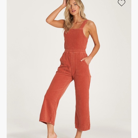 Billabong Pants - Billabong Corduroy Jumpsuit- Get Lost Cord
